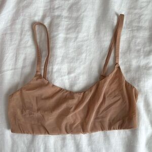 SKIMS mesh scoop bralette